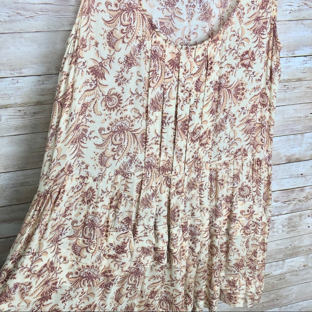 Intimately Free People Pleated, Ruffled Tank